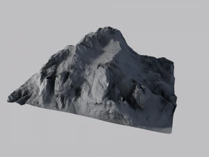 snow mountain 3D Model
