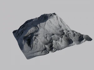 snow mountain 3D Model