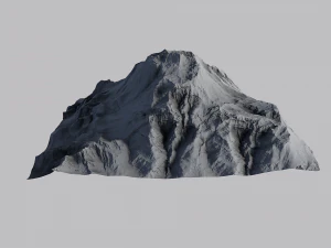 snow mountain 3D Model