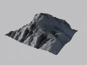 snow mountain 3D Model