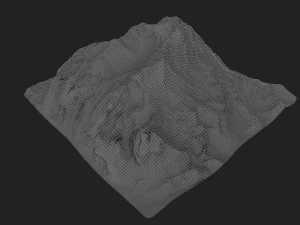snow mountain 3D Model