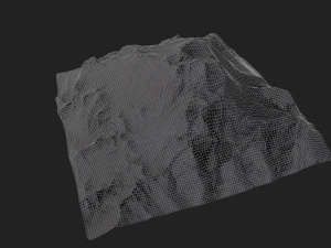 snow mountain 3D Model