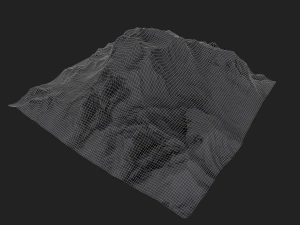 snow mountain 3D Model