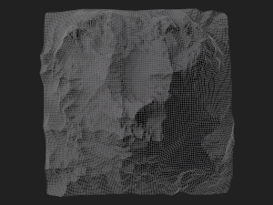 snow mountain 3Dモデル