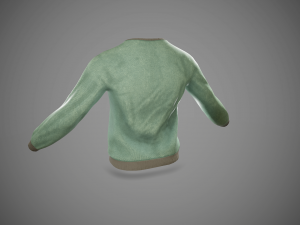 t-shirt with long sleeves Modelo 3D