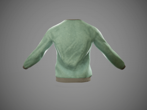 t-shirt with long sleeves Modelo 3D