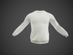 t-shirt with long sleeves Modelo 3D