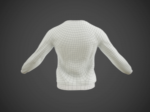 t-shirt with long sleeves Modelo 3D