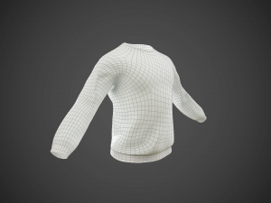 t-shirt with long sleeves Modelo 3D