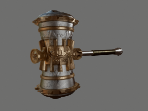 fantasy hammer Modelo 3D