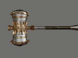 fantasy hammer Modelo 3D