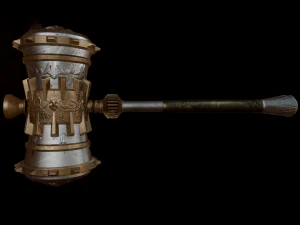 fantasy hammer 3D Model