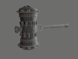 fantasy hammer 3D Model