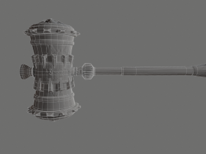 fantasy hammer Modelo 3D