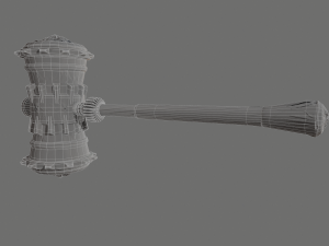 fantasy hammer Modelo 3D