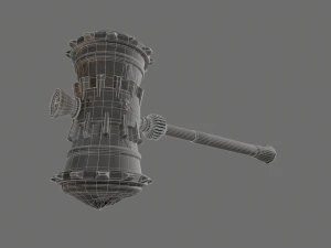 fantasy hammer 3D Model