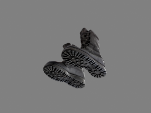 military boots 3D Модель