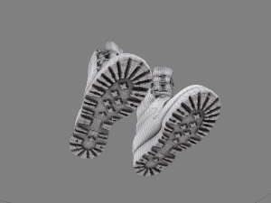 military boots 3D Модель