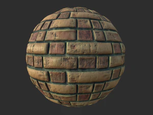 벽돌 벽 001 Tileable 재료 질감 CG 텍스쳐