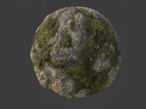 mossy rock pbr material texture CG Textures