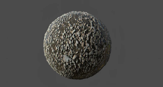 small river stones ground pbr texture material CG Textures .c4d .max .obj .3ds .fbx .stl .blend