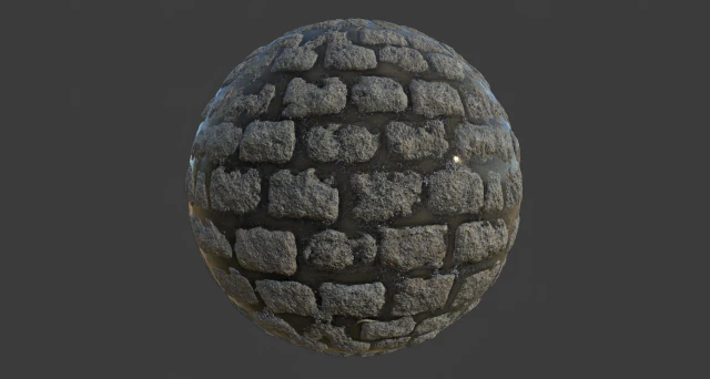 wet cobblestones pbr texture material CG Textures .c4d .max .obj .3ds .fbx .stl .blend
