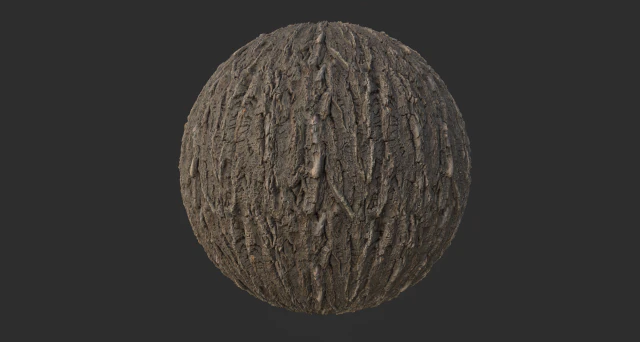 tree bark 002 pbr material texture CG Textures .c4d .max .obj .3ds .fbx .stl .blend