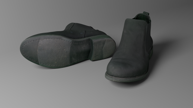 elegant men shoes Model 3D .c4d .max .obj .3ds .fbx .stl .blend