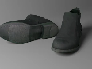 элегантная мужская обувь 3D Модель