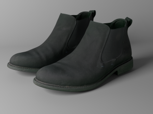 elegant men shoes Model 3D