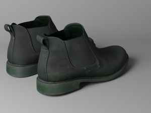 elegant men shoes Model 3D