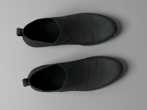 elegant men shoes Model 3D