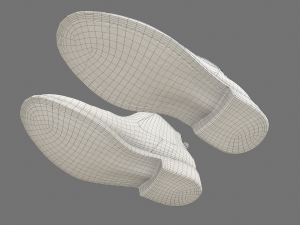 elegant men shoes Model 3D