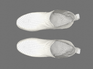elegant men shoes Model 3D