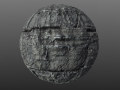 Blocky Cliff Rock 002 PBR Material Texture 3D Model