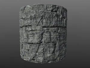 blocky cliff rock 002 pbr material texture CG Textures