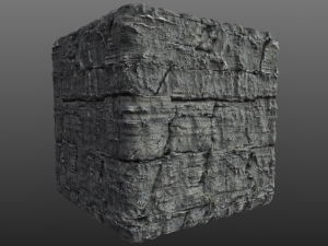 blocky cliff rock 002 pbr material texture CG Dokuları