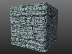 blocky cliff rock 003 pbr material texture CG Текстури
