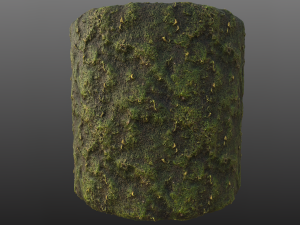 moss pbr material texture CG テクスチャ