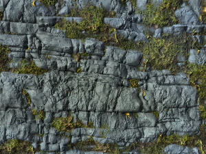mossy cliff rock 003 pbr material texture CG Textures