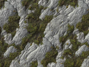mossy rock 002 pbr material texture CG Textures