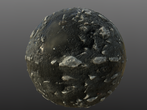 mud with stones ground 001 pbr material texture CG Textures