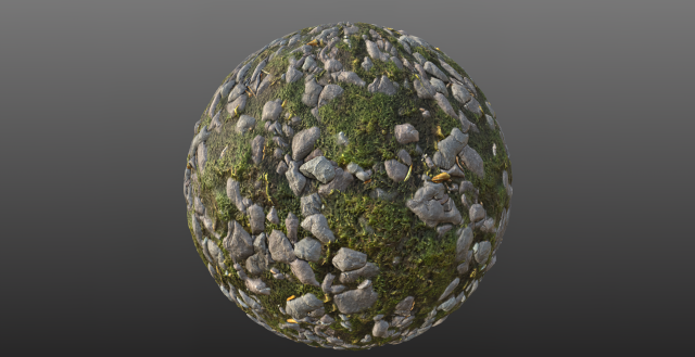 small mossy stones 002 pbr material texture CG Texturen .c4d .max .obj .3ds .fbx .stl .blend 