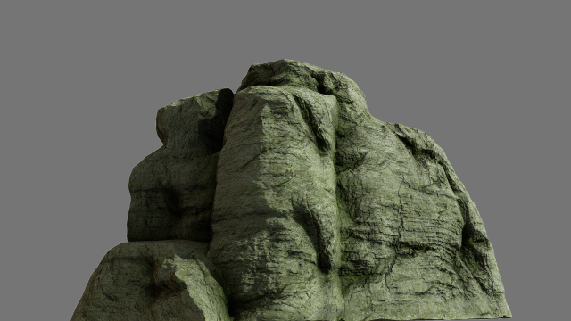 desert cliff 3D Model .c4d .max .obj .3ds .fbx .stl .blend 