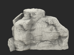 desert cliff 3D Model