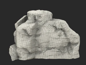 desert cliff 3D Model