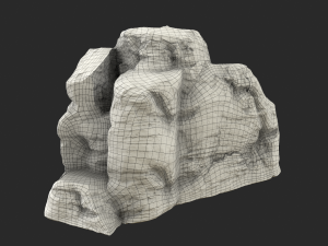desert cliff 3D Model