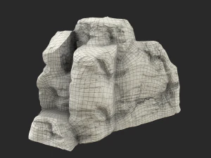 desert cliff 3D Model