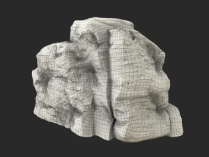 desert cliff 3D Model