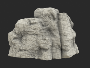 desert cliff 3D Model